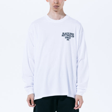 【RENEWAL SALE】ROTTWEILER ロットワイラー COLLEGE RW L/S TEE