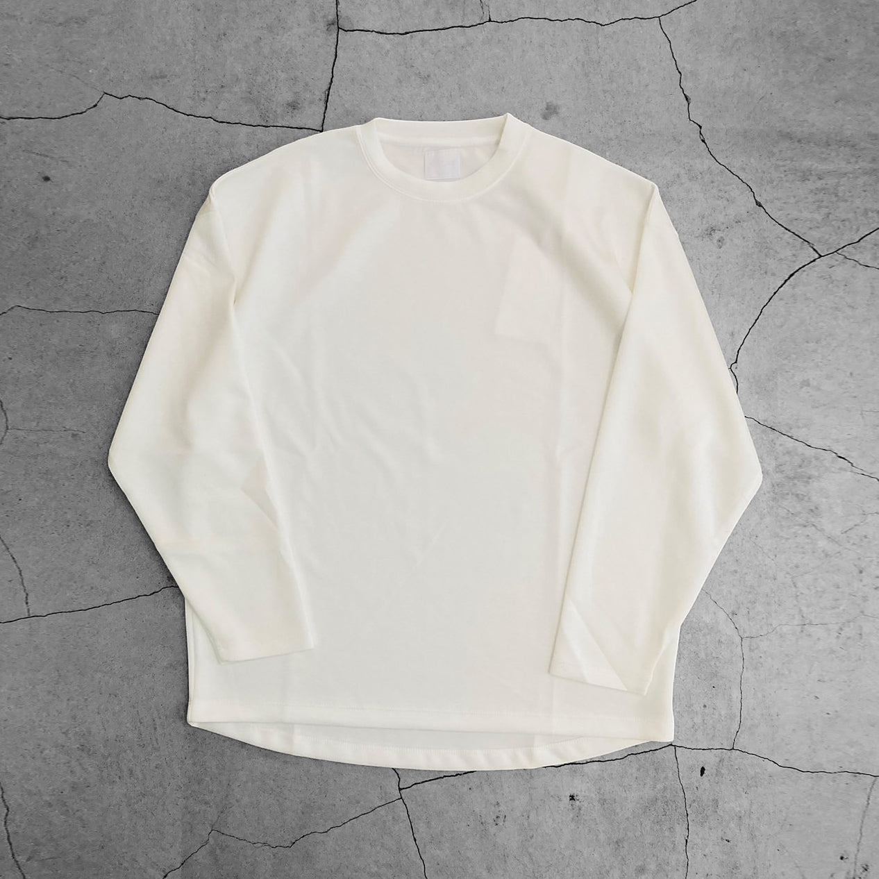 FORTUNA フォルトゥナオム ECOTEC TOROMI L/S Tee - WHITE -