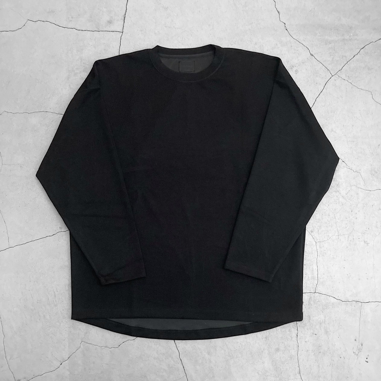 FORTUNA フォルトゥナオム ECOTEC TOROMI L/S Tee - BLACK -