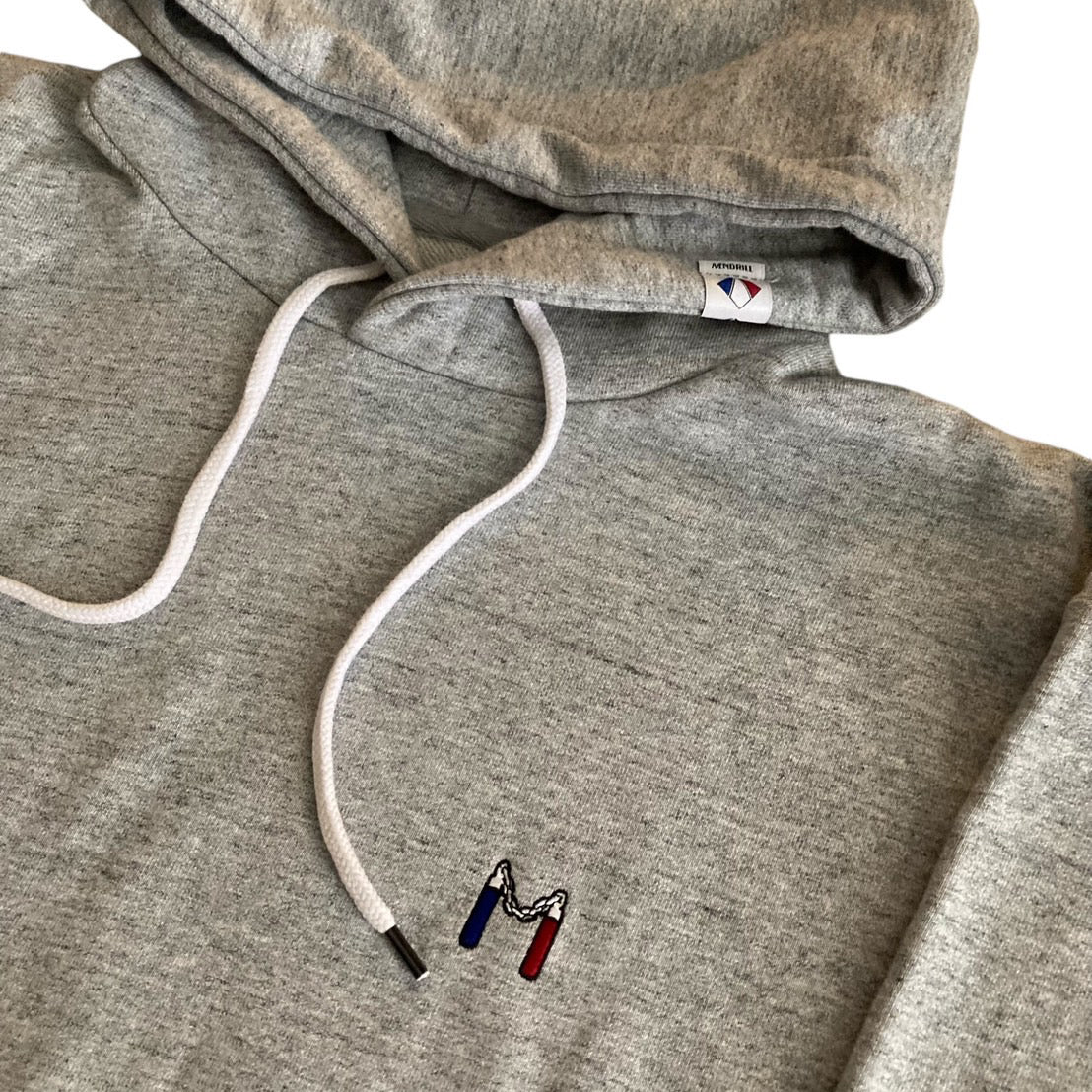 Mendrill メンドリル  MNDL FRENCH TERRY HOODIE - GRAY -