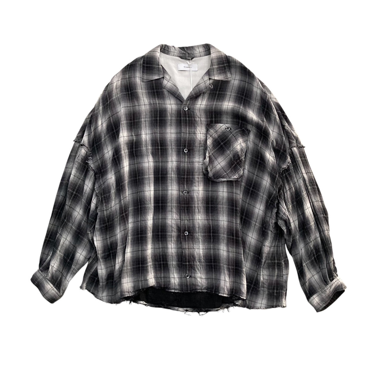 THE JEAN PIERRE ジャン・ピエール Signature 11XL Plaid Shirt - BLACK -