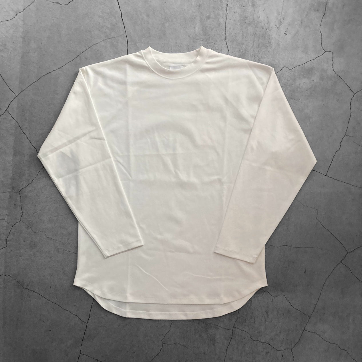 FORTUNA homme フォルトゥナオム SoftClearSmooth Dress L/S Tee - WHITE -