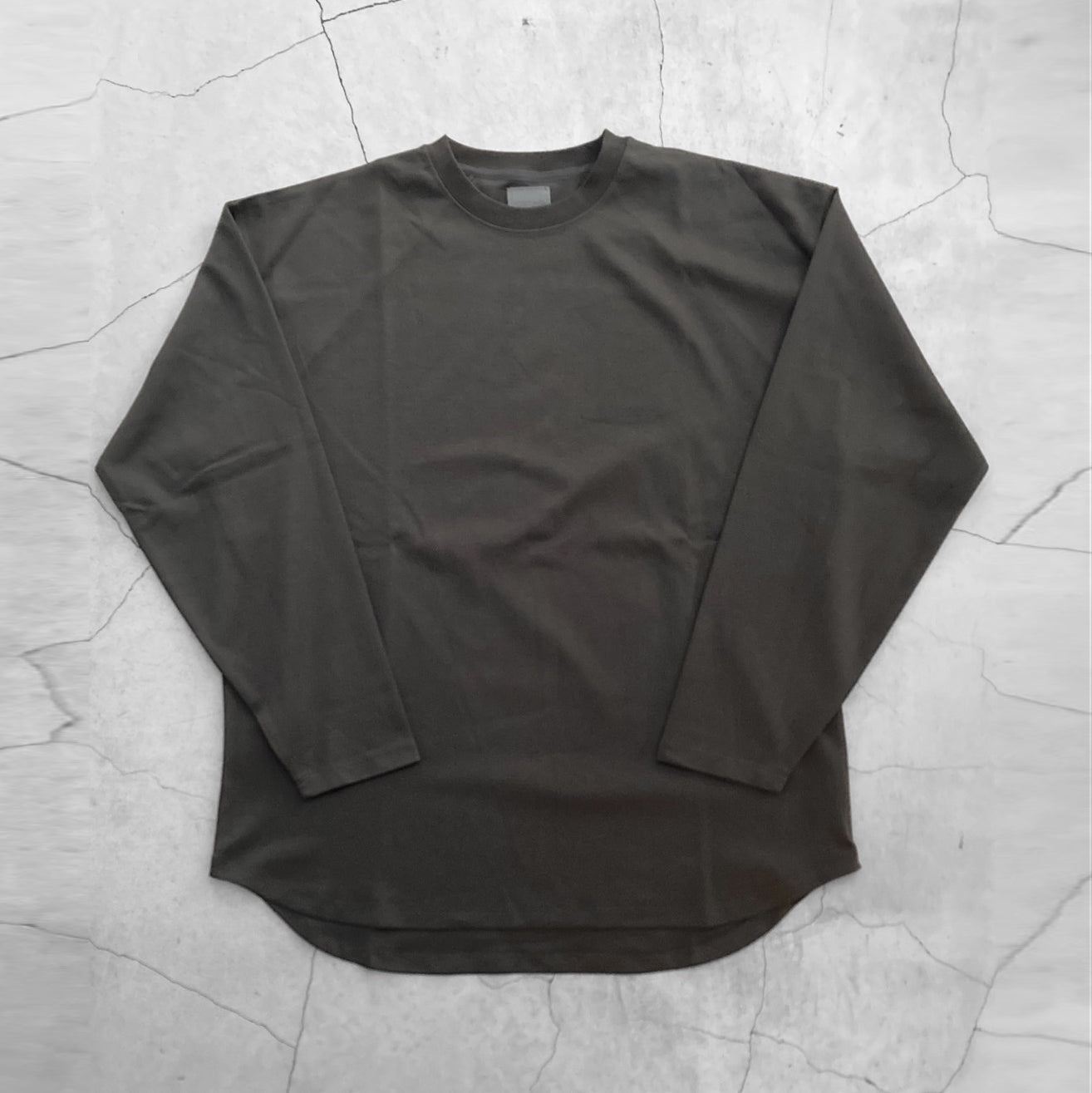 FORTUNA homme フォルトゥナオム SoftClearSmooth Dress L/S Tee - GRAY -