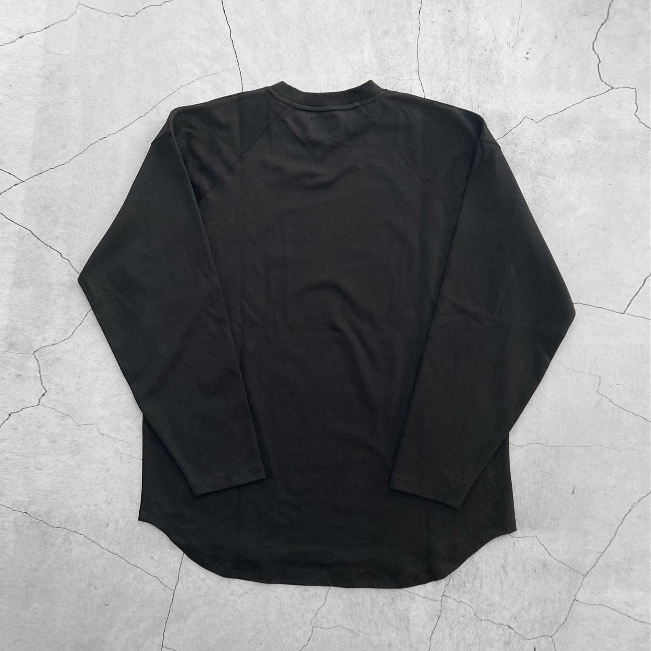 FORTUNA homme フォルトゥナオム SoftClearSmooth Dress L/S Tee - BLACK -