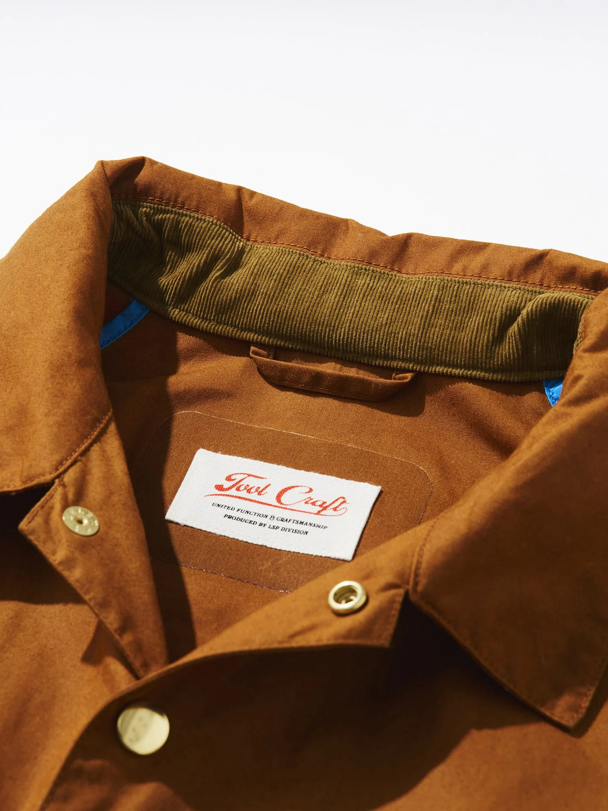 Tool Craft ツールクラフト P.COTTON COACH JACKET パラフィンコットンコーチジャケット - COYOTE -