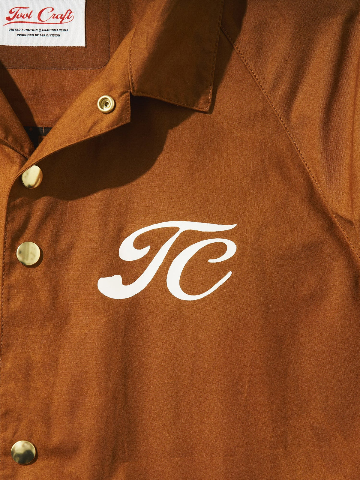 Tool Craft ツールクラフト P.COTTON COACH JACKET パラフィンコットンコーチジャケット - COYOTE -