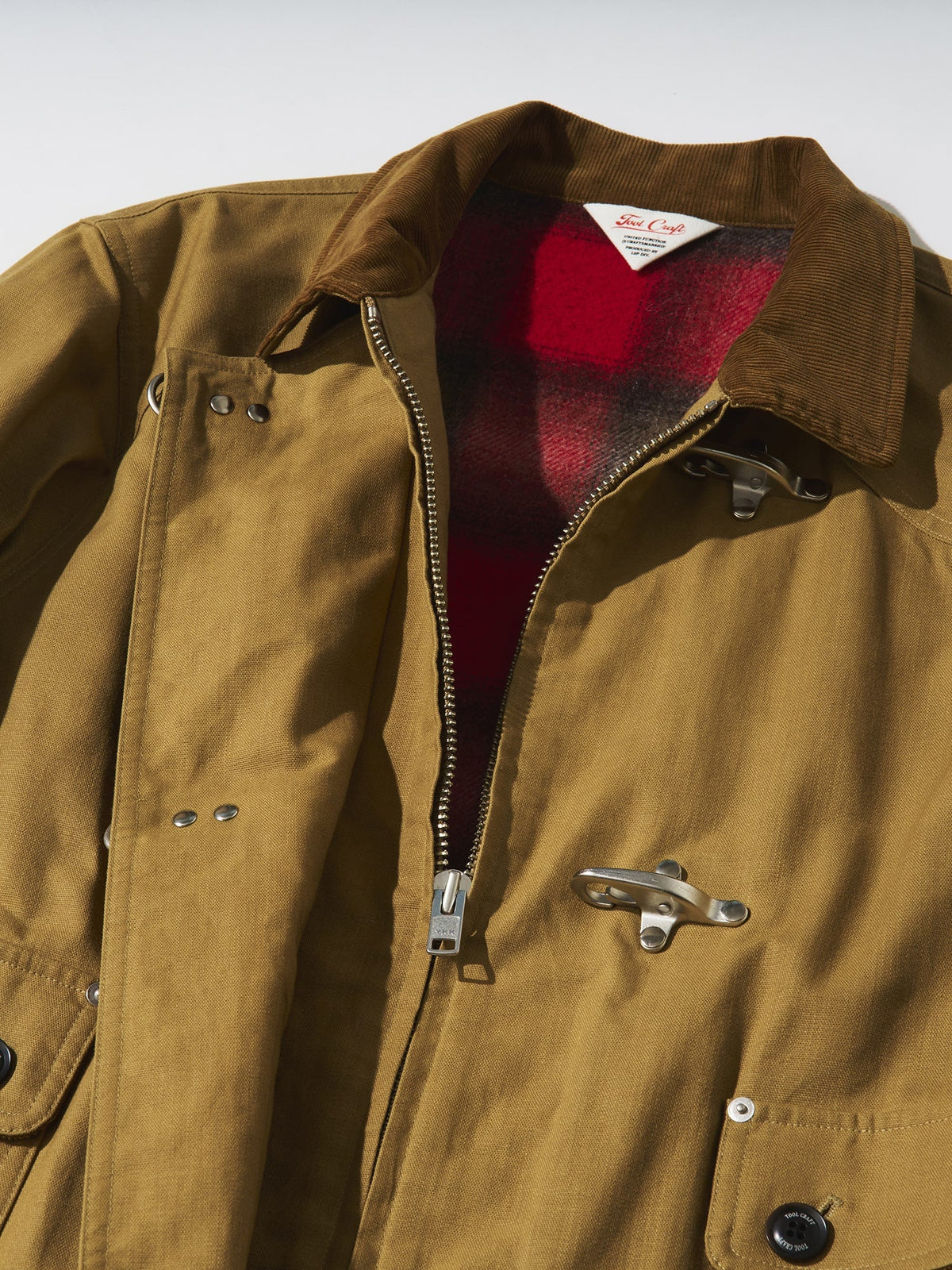 Tool Craft ツールクラフト FIREMAN JACKET パラフィンコットンファイヤーマンジャケット - BROWN -