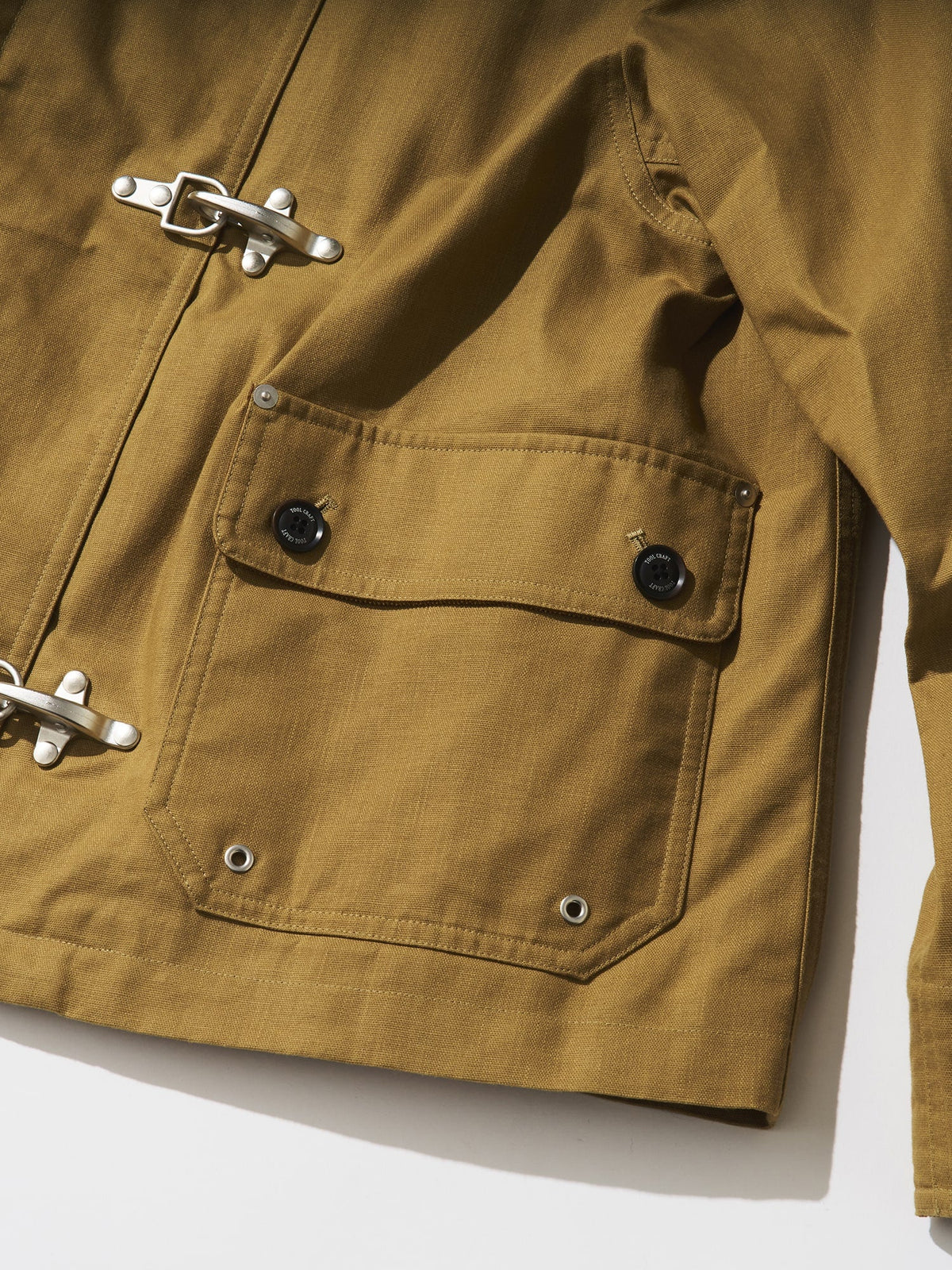 Tool Craft ツールクラフト FIREMAN JACKET パラフィンコットンファイヤーマンジャケット - BROWN -