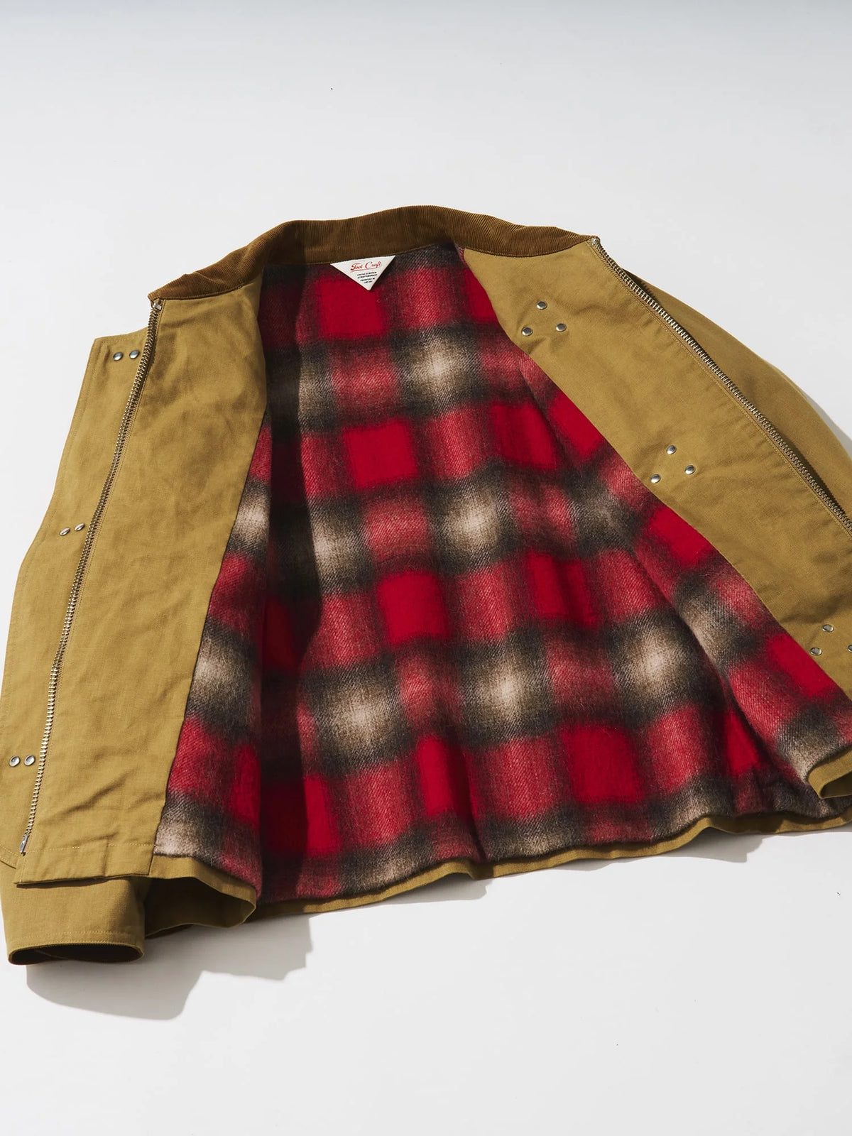 Tool Craft ツールクラフト FIREMAN JACKET パラフィンコットンファイヤーマンジャケット - BROWN -