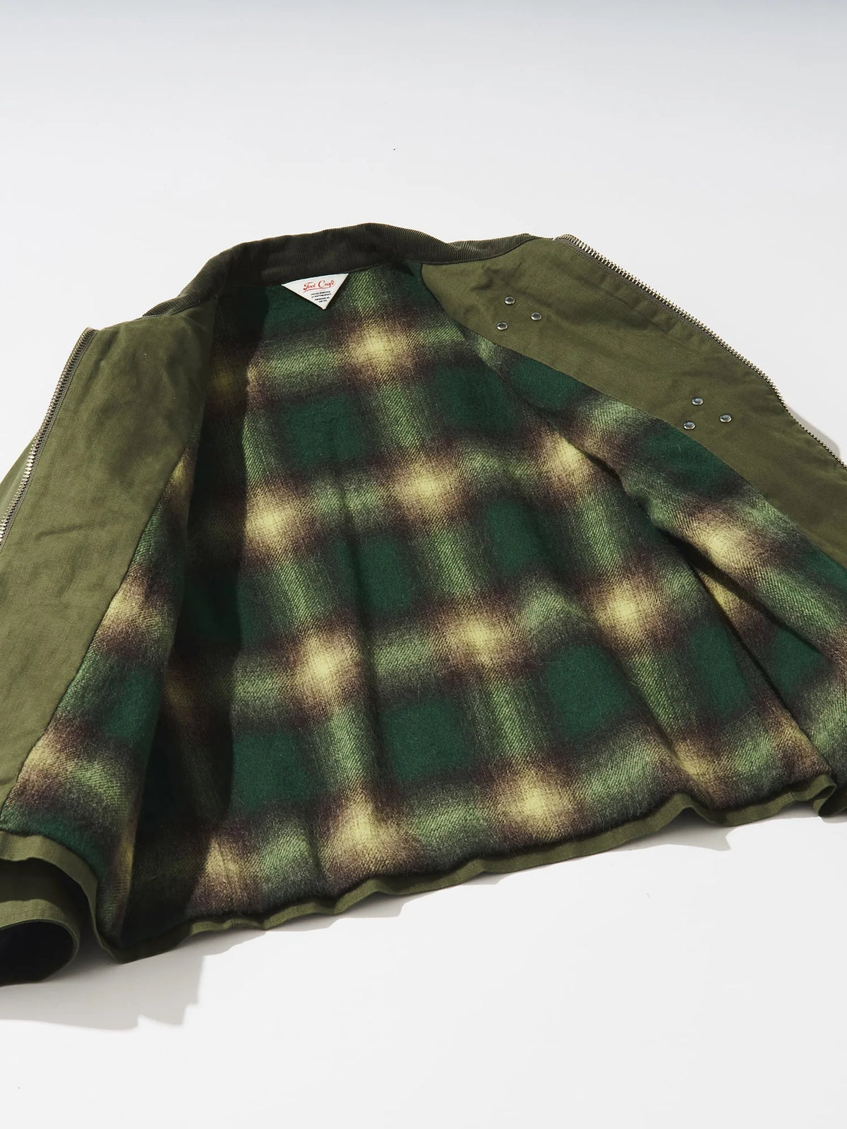 Tool Craft ツールクラフト FIREMAN JACKET パラフィンコットンファイヤーマンジャケット - GREEN -
