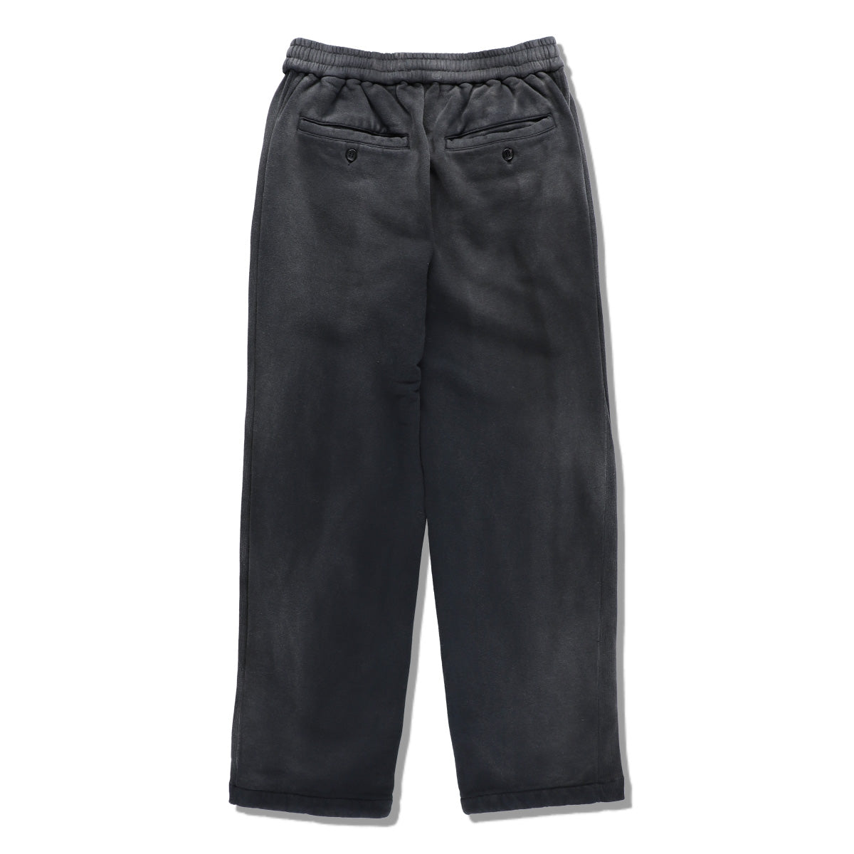 [WINTER SALE] THE JEAN PIERRE Pigmentdye Dove Sweat Trouser - MIDNIGHT BLACK -