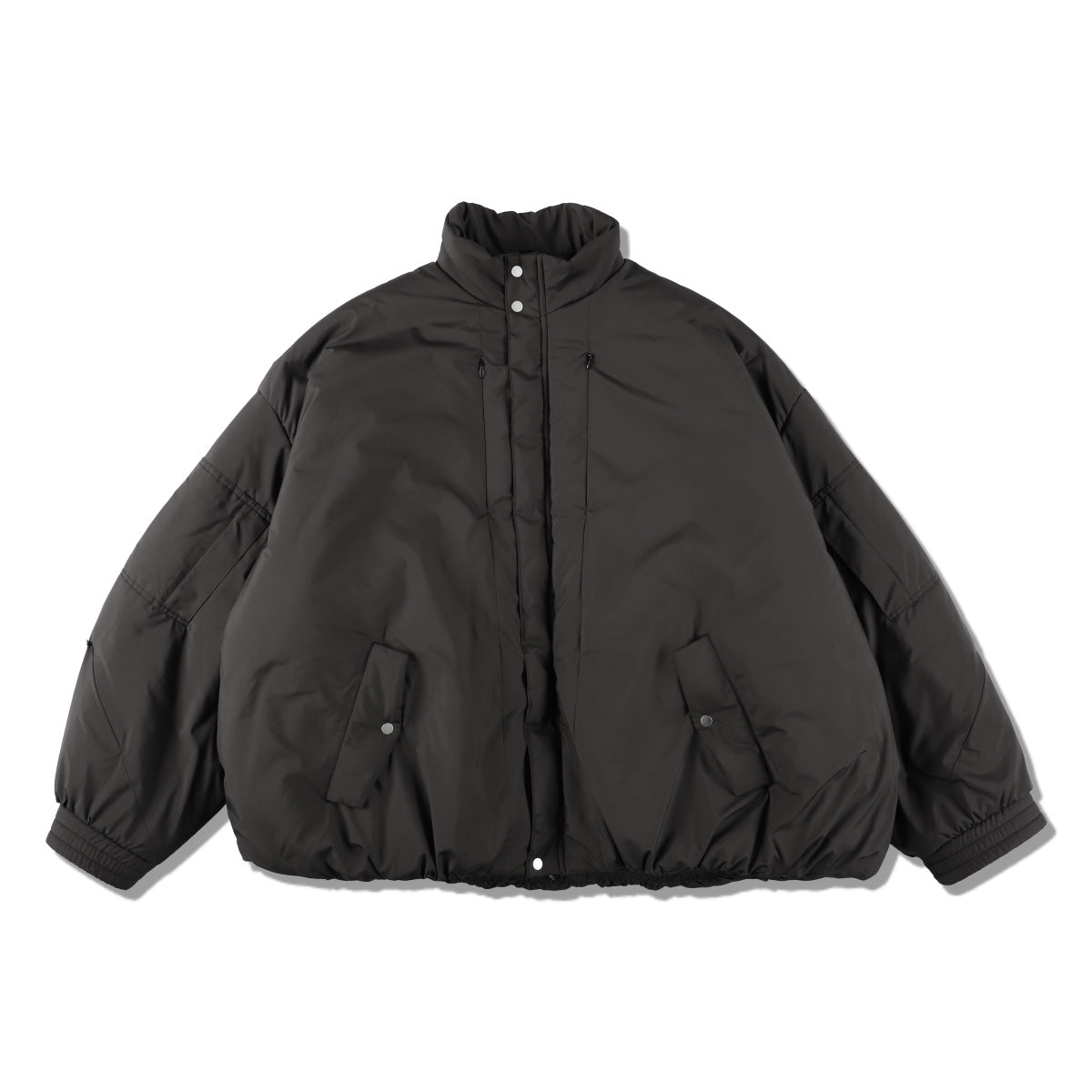 THE JEAN PIERRE ジャン・ピエール Drop Puffer Jacket - BLACK -