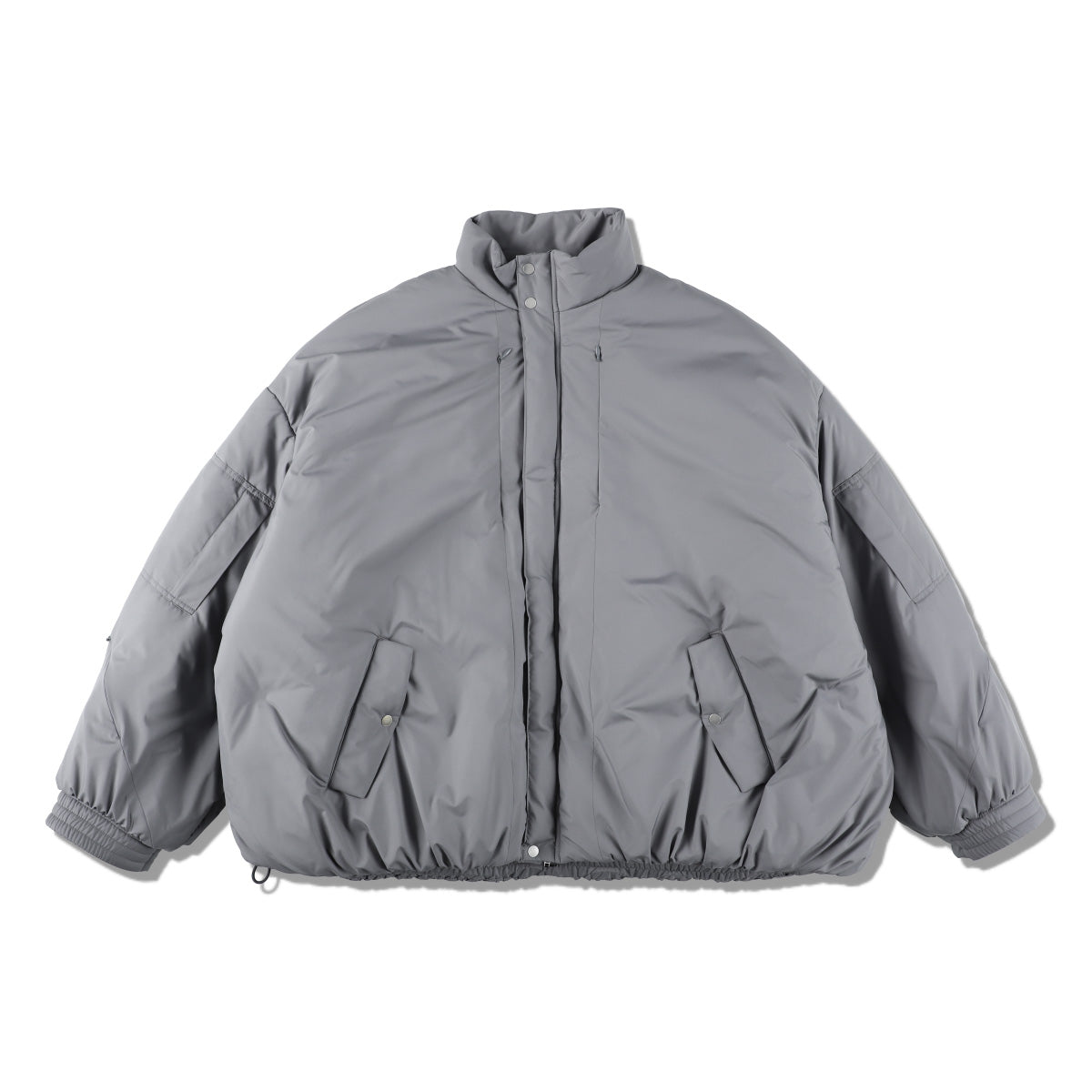 THE JEAN PIERRE ジャン・ピエール Drop Puffer Jacket - STONE GREY -