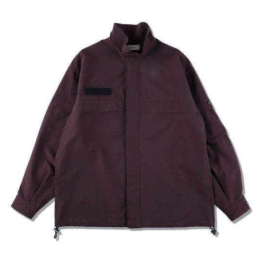 THE JEAN PIERRE ジャン・ピエール French Police Shirt - BURGUNDY -