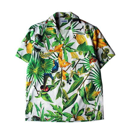 AS STANDARD アズスタンダード BOTANICAL Short Sleeves Shirt