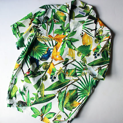 AS STANDARD アズスタンダード BOTANICAL Short Sleeves Shirt