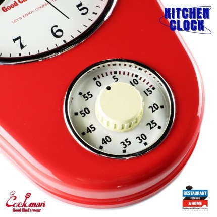 Cookman クックマン キッチンクロック Kitchen Clock