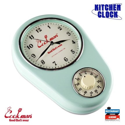 Cookman クックマン キッチンクロック Kitchen Clock MINT