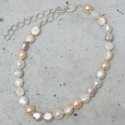 HERGO Multi Color Pearl choker