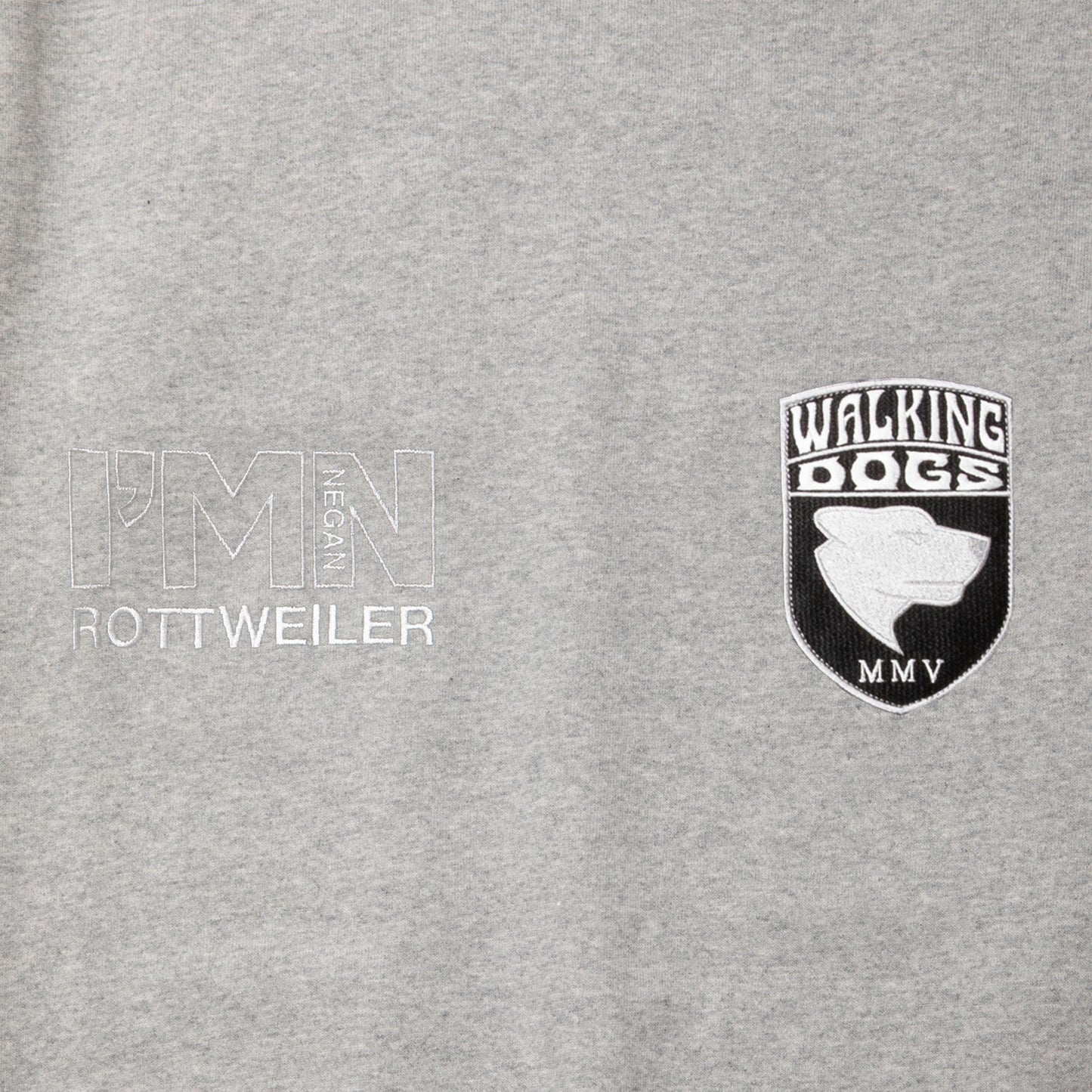 ROTTWEILER ロットワイラー WALKING DOG SWEATER - GRAY -