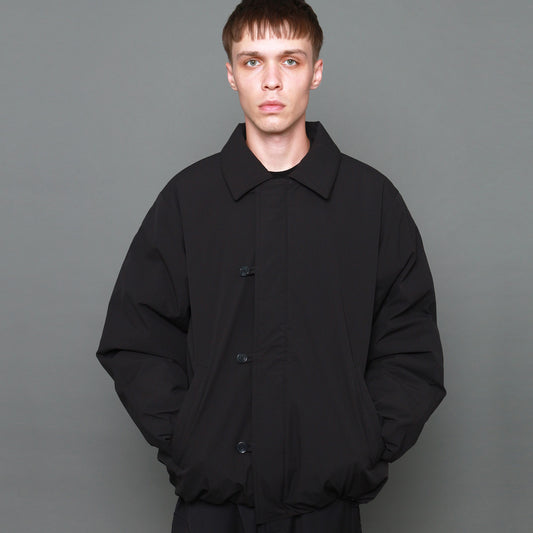 【ウェブ GO OUT掲載】FORTUNA フォルトゥナオム TECH Puff Blouson - BLACK -