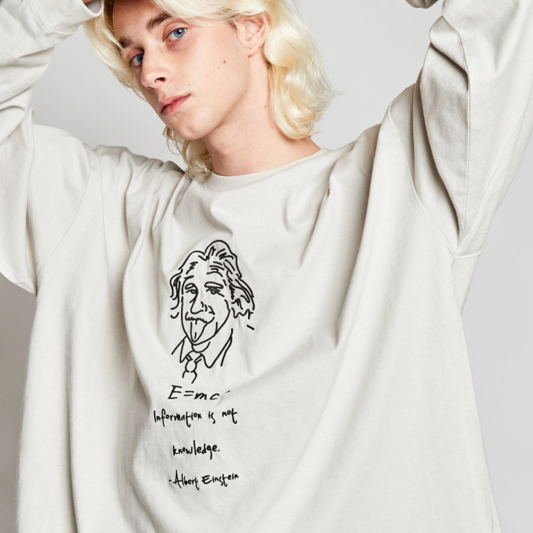 rehacer レアセル Mr.Albert Wide L/S - WHITE -