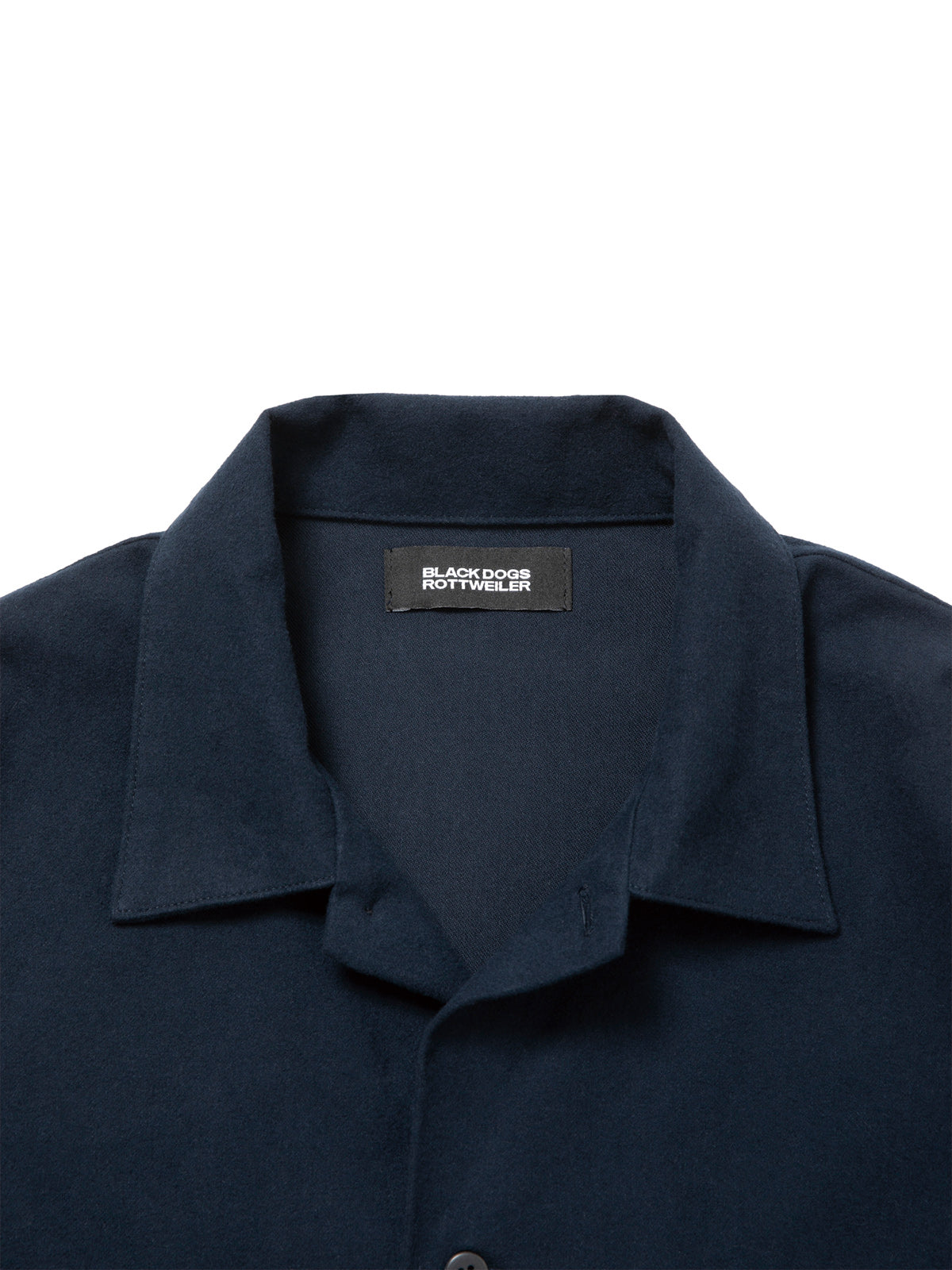 ROTTWEILER ロットワイラー R9 OPEN COLLAR SHIRT - NAVY - – ADONUST