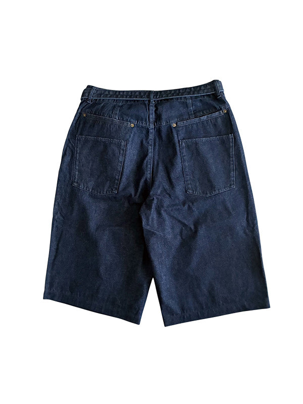 SCARPETTA スカルペッタ 2 TACK DENIM SHORT PANTS - NAVY -