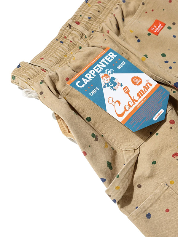 Cookman クックマン シェフパンツ Carpenter's Pants 11oz Washed duck canvas - SAUCE SPLASH -