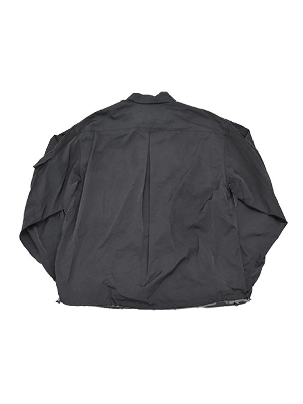 THE JEAN PIERRE ジャン・ピエール Beta Shirt NYLON - INK BLACK -