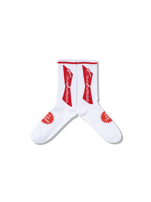 Cookman クックマン ソックス Rib Crew Socks Beer Tie