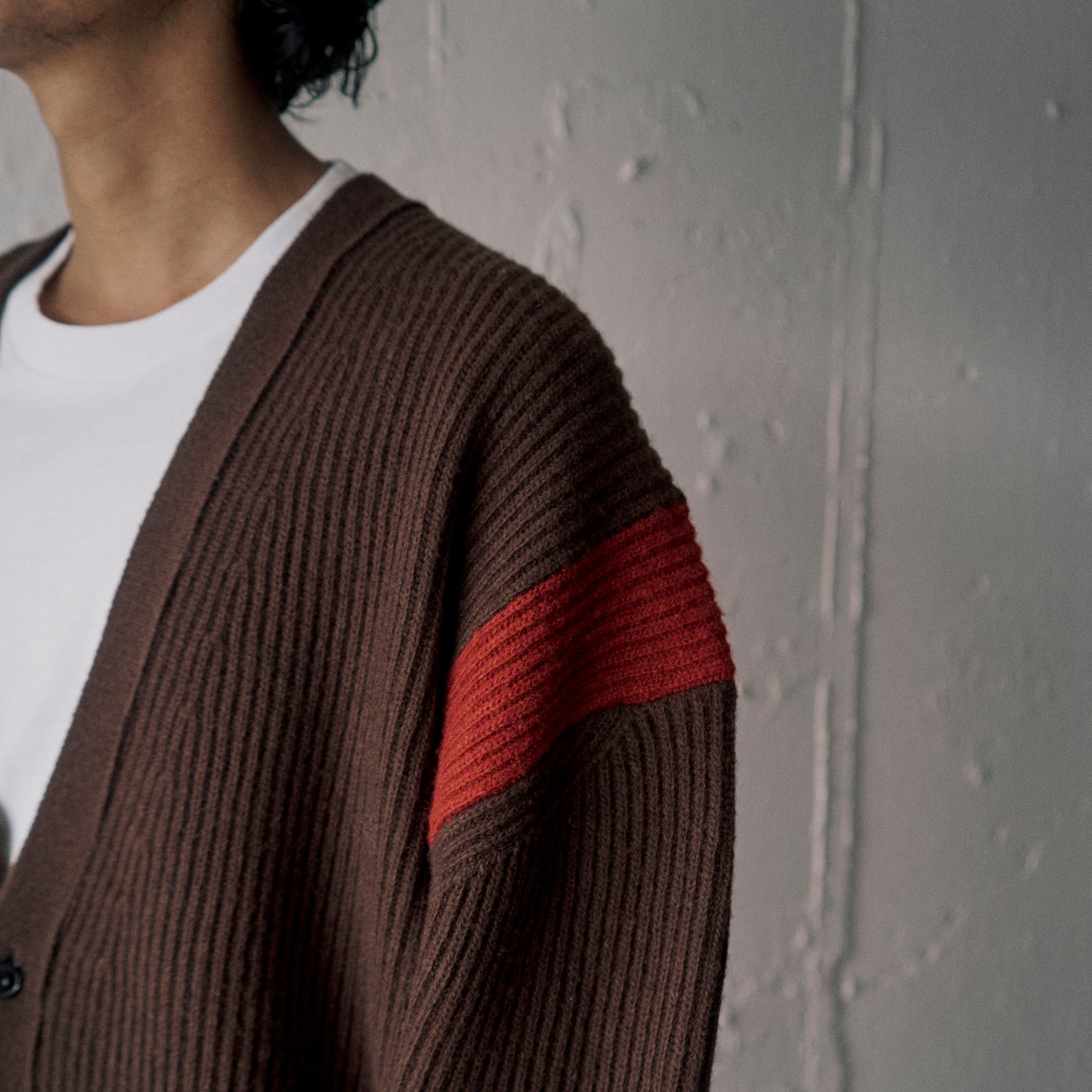 [RENEWAL MORE SALE] AS STANDARD x MAKE YARN LINE Knit Cardigan