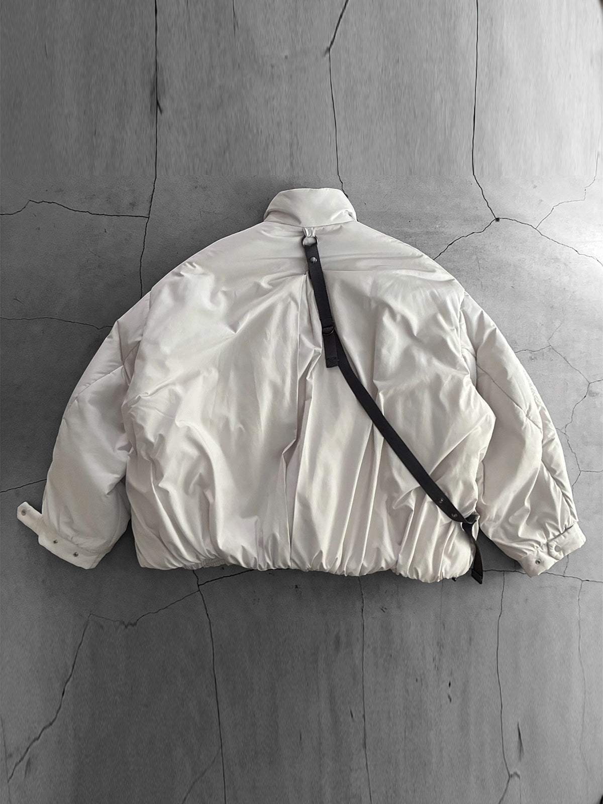 THE JEAN PIERRE ジャン・ピエール Signature Drop Puffer Blouson - WHITE -