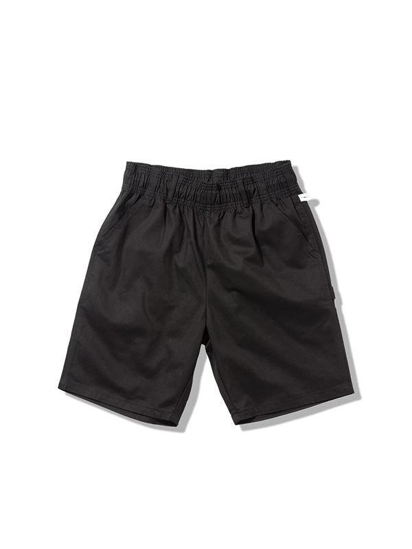 Cookman クックマン シェフパンツ Carpenter's Pants Short Heavy twill- BLACK -