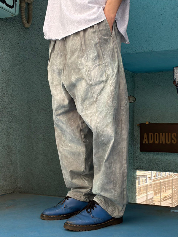 NATAL DESIGN ネイタル デザイン GALLIANO PANTS DYE ver - WHITE -
