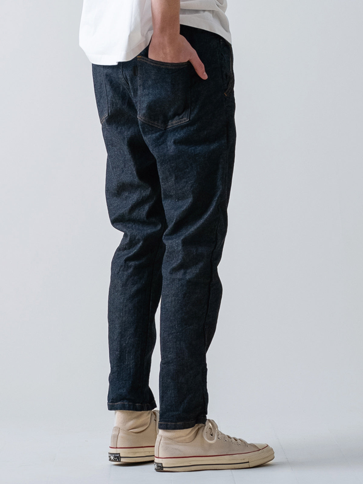 rehacer レアセル Narrow Easy Denim Pants - INDIGO -