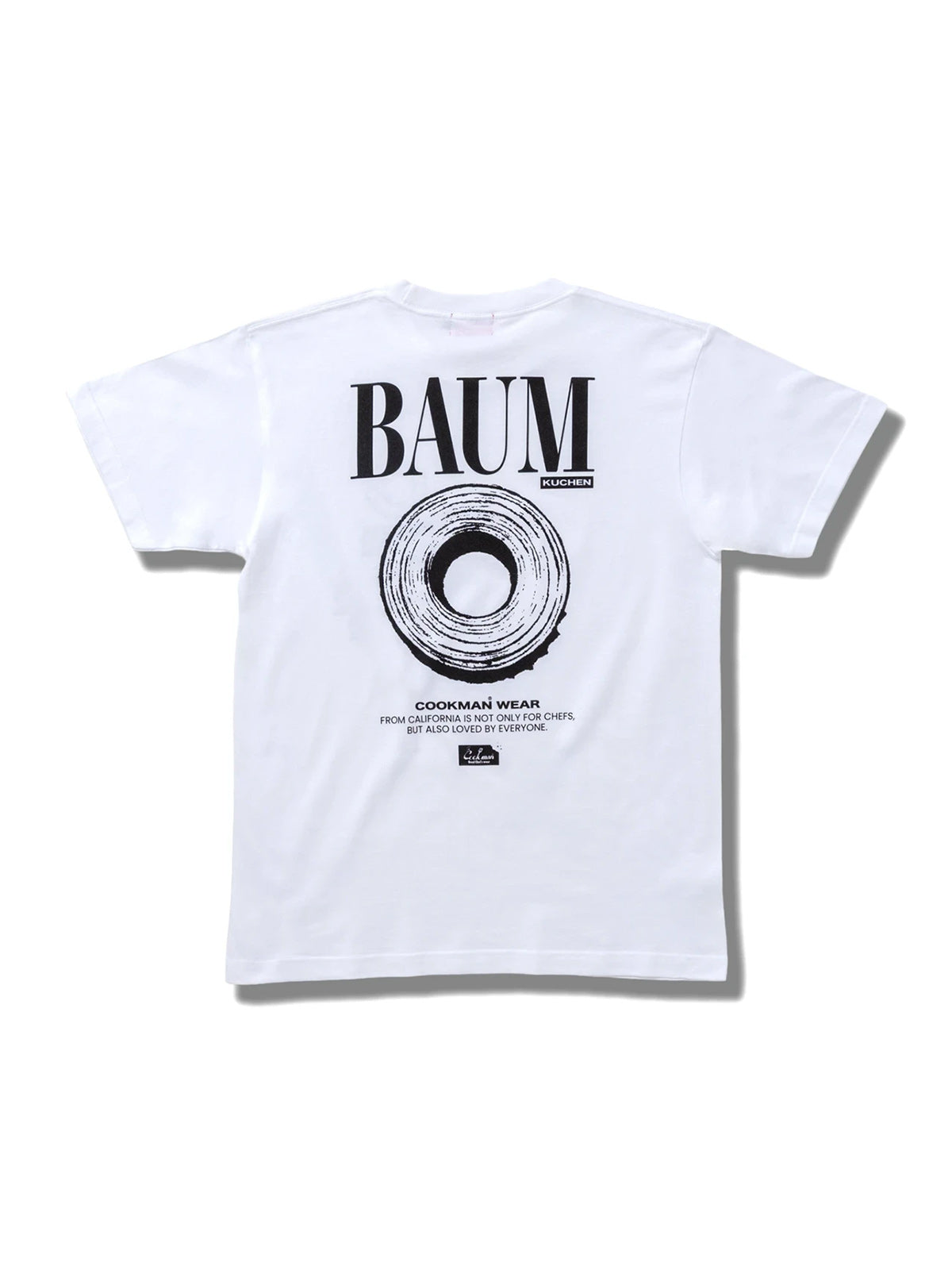 Cookman クックマン Tシャツ Baumkuchen - WHITE -