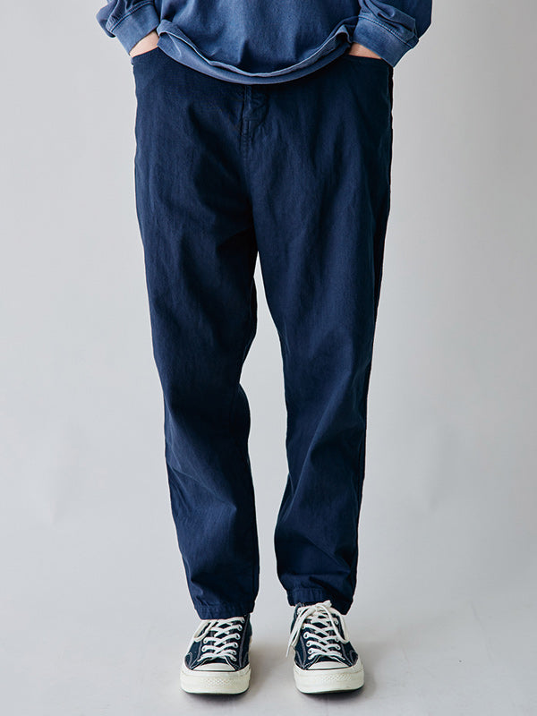 rehacer レアセル Side Pocket Tapered Washed Pants - INK BLACK -