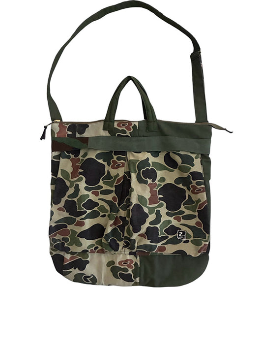 2nd Existance セカンドエグジスタンス Remake HELMET BAG - CAMO GREEN -