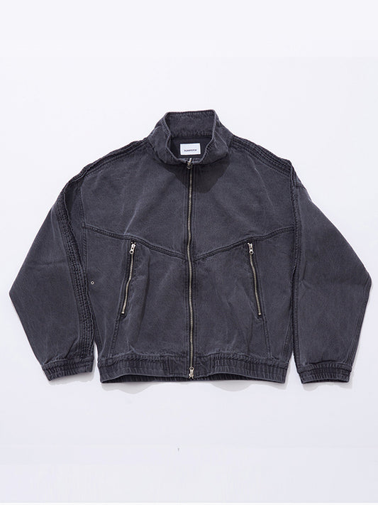 SCARPETTA スカルペッタ DENIM TRACK BLOUSON - BLACK -