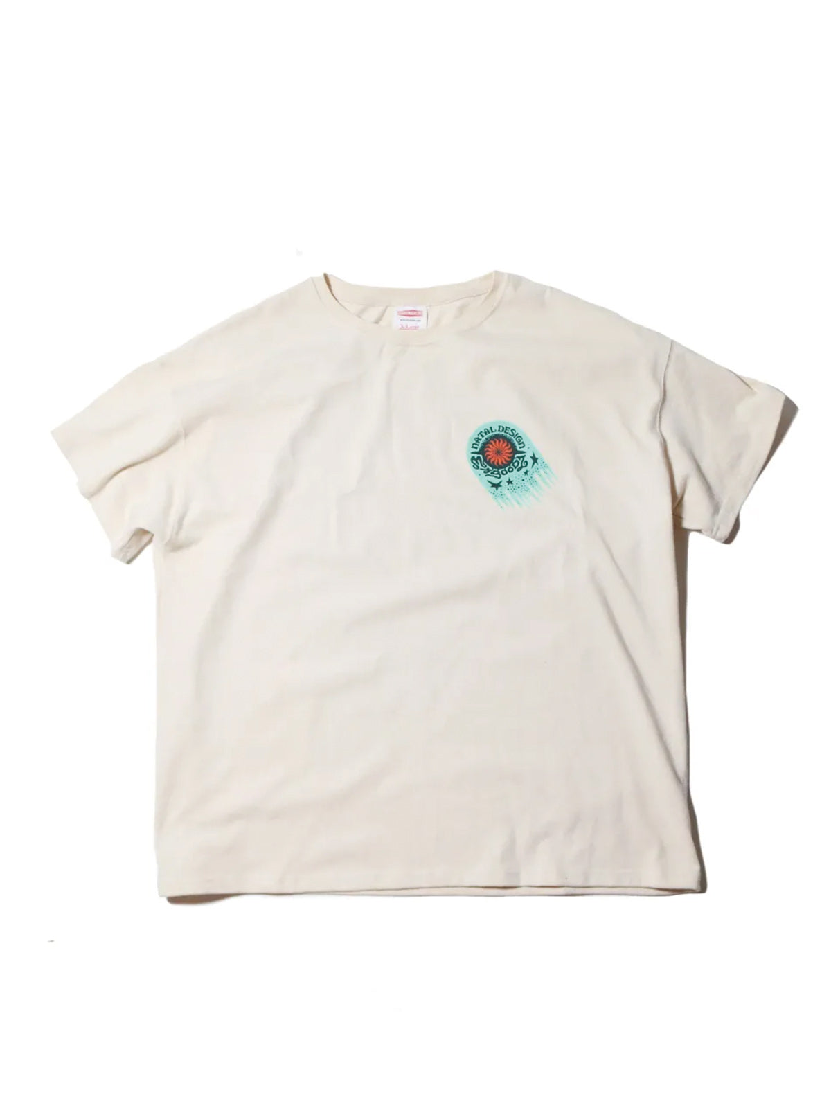NATAL DESIGN x MAGOODZ ネイタル デザイン MAGOODZ "Random Earthing Club" ND ver. TEE - NATURAL -