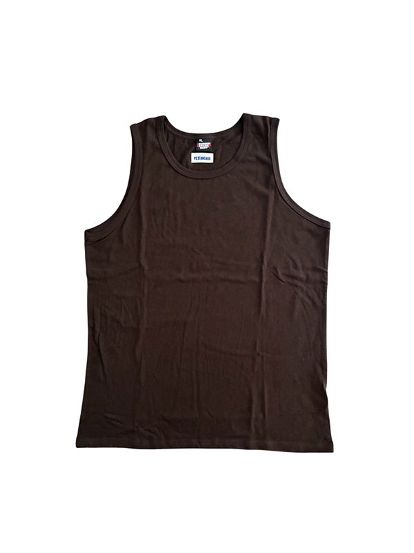 AS STANDARD X SCREEN STARS アズスタンダードxスクリーンスターズ　TANK TOP - BROWN -