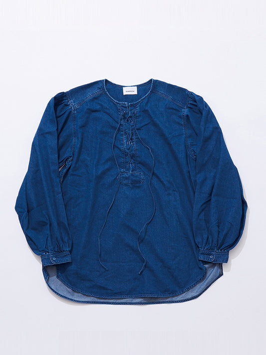 【メンズファッジ掲載】SCARPETTA スカルペッタ DENIM TUNIC - BLUE -