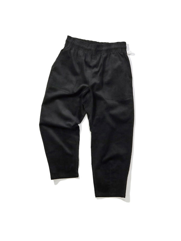 Cookman クックマン ハーベストパンツ Harvest Pants Cropped High Wale Corduroy - BLACK -