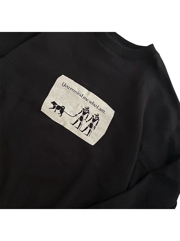 NATAL DESIGN ネイタル デザイン ANBS CREW SWEAT  - BLACK -