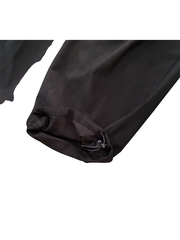 THE JEAN PIERRE ジャン・ピエール Urban Wool Low 3 Tuck Trouser  -INK  BLACK -