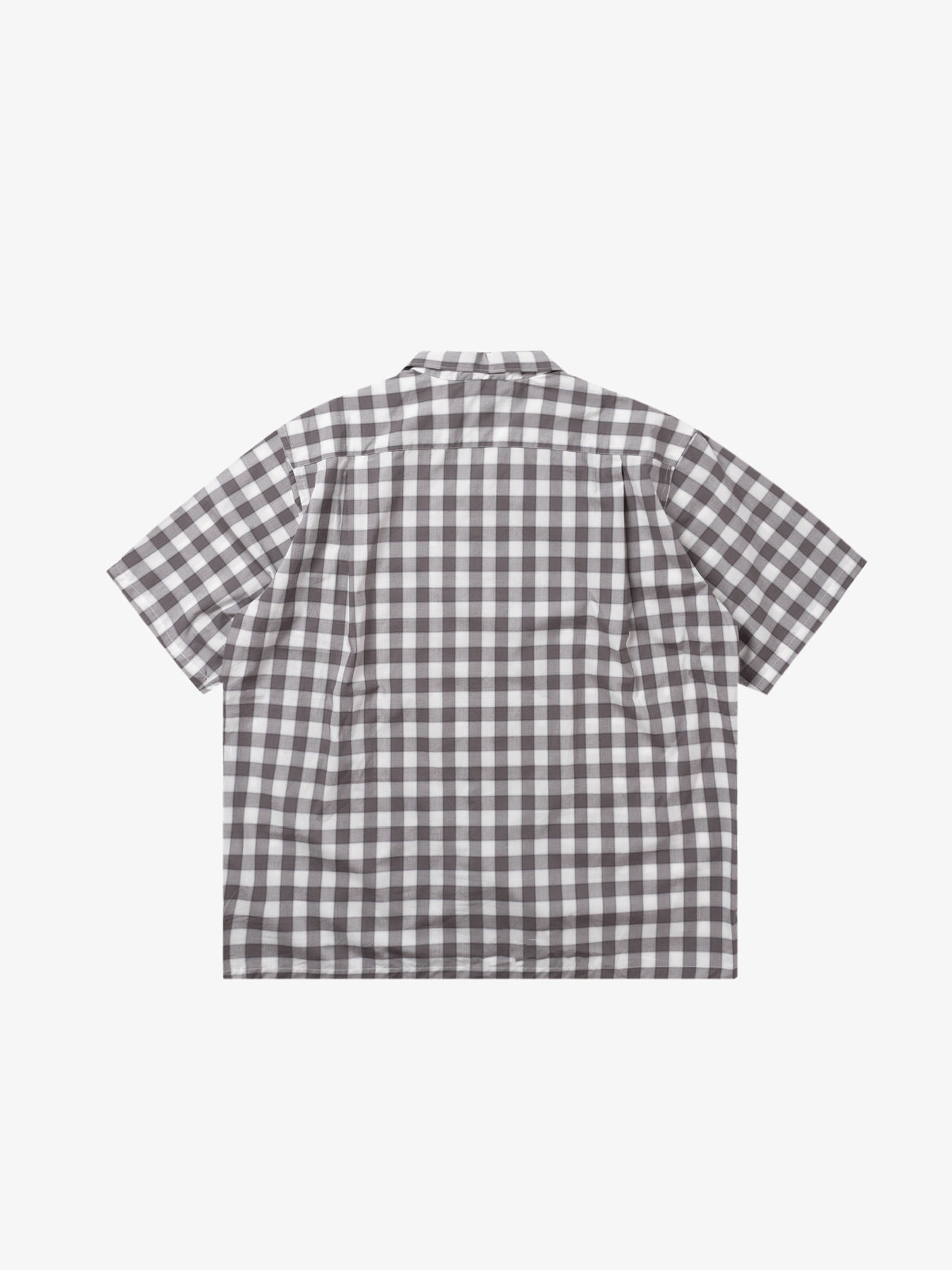 Little Yarmouth リトルヤーマウス Lover’s Check Open Collar Shirt - BLACK -