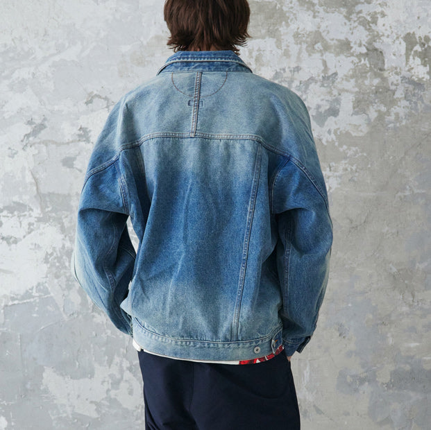 rehacer レアセル Retro Work Denim Jacket