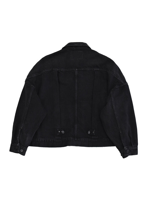 THE JEAN PIERRE ジャン・ピエール 11XL Trucker Jacket - FADE BLACK -