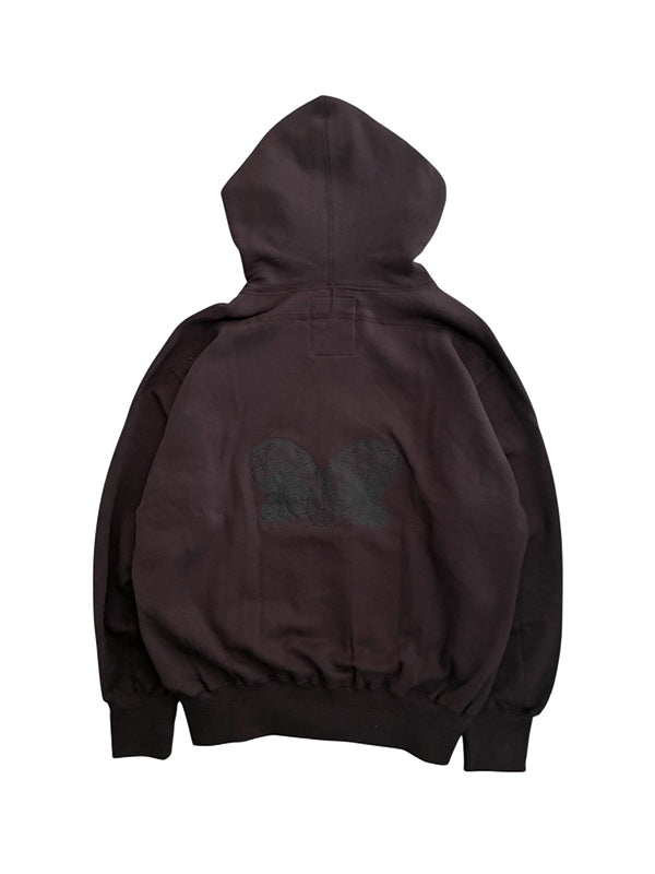 NATAL DESIGN ネイタル デザイン FLOWER OF LIFE SWEAT PARKA  - CHOCOLATE -